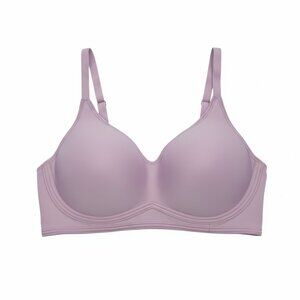 NWT | CINSTRON Purple 3D Daily Wireless Seamless Comfort Shaper Bra | Large